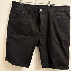 Levi's Black Jean Shorts for Men 38